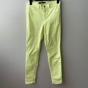 J Brand skinny leg jeans in neon rush